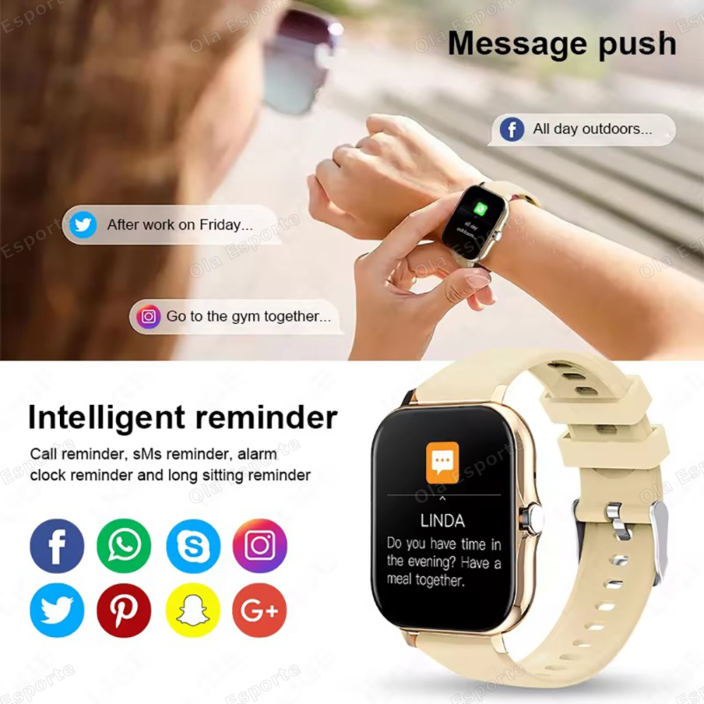 2026 Smart Watch Android IOS P - Smartwatch Instagram ulasan dan harga
