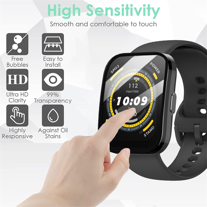 1-5Pcs Screen Protector For Am - Amazfit Smartwatch Accessories ulasan dan harga