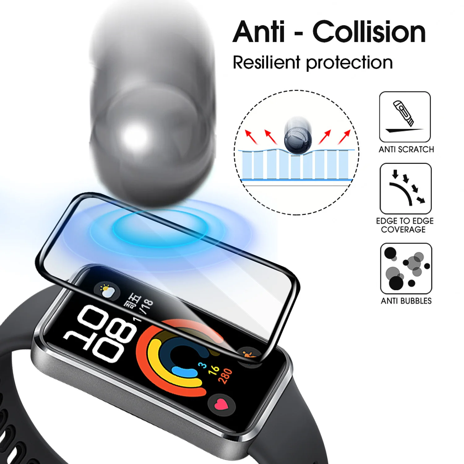 Flexible Screen Protectors for - Huawei Smartwatch Accessories ulasan dan harga