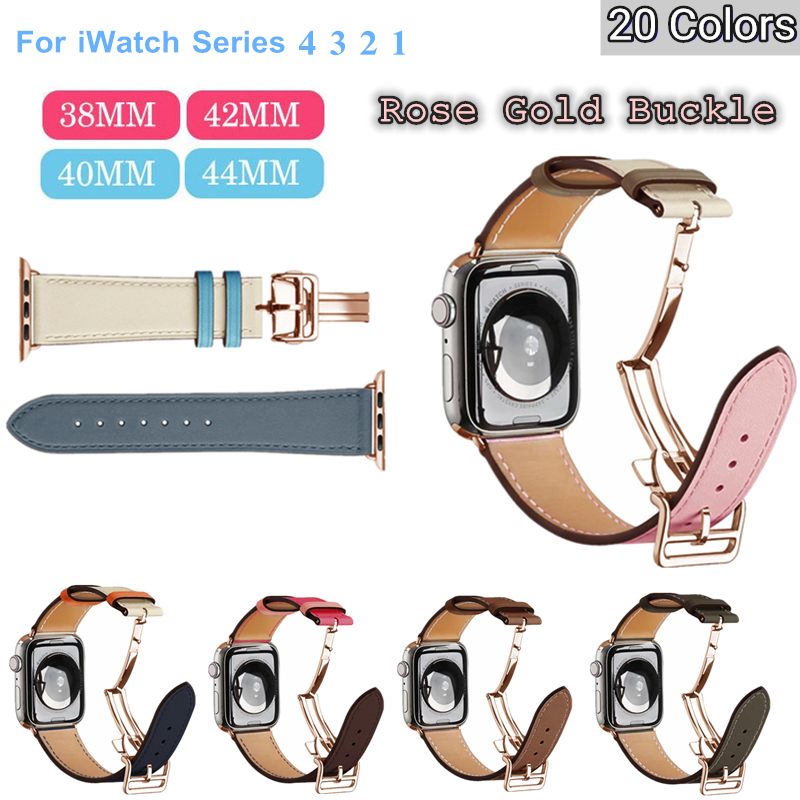 Rose Gold Buckle Strap For App - Smartwatch Accessories Shop ulasan dan harga