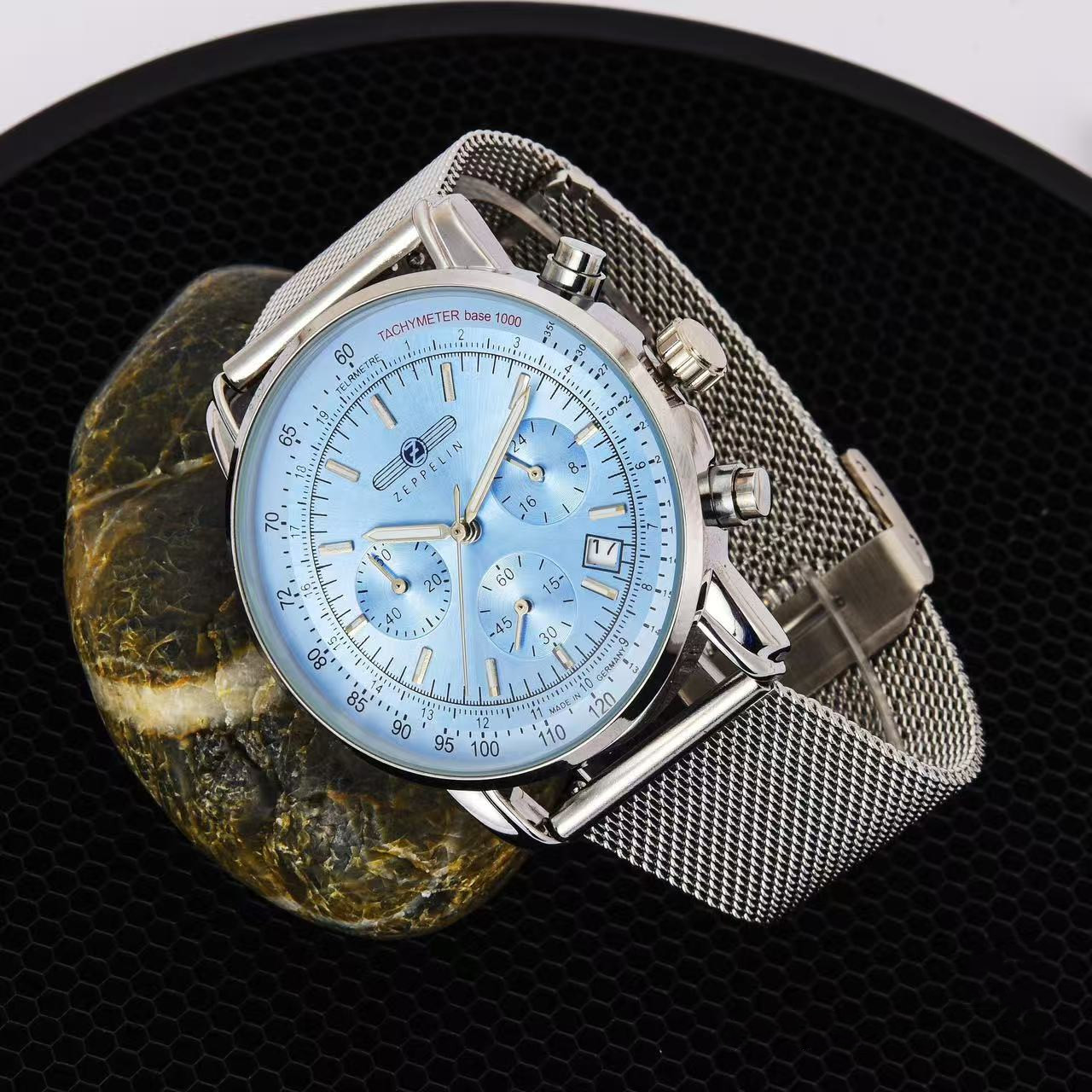 2026 New Collection Zeppelin M - Stainless Mesh Band ulasan dan harga